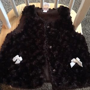 Brown girls vest